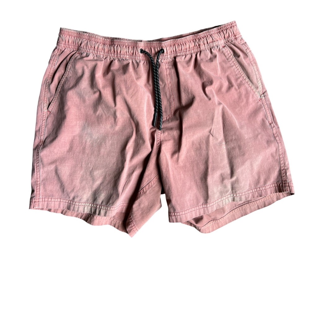 Bearbottom Red Shorts Mens Large 5.5 Inseam Stretch Volley Beach Gorpcore Swim
